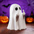 Cute Ghost Resin Decoration - New Halloween Creative Statue, Small Ornament for Home, Garden & Gift-Giving