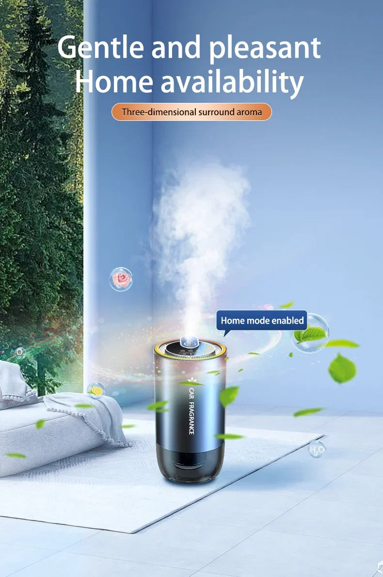 Car Diffusers For Essential Oils Aromatherapy Diffuser 50ML Fragrance Diffuser Waterless Auto Off Scent Machine For Room Car