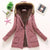 Korean Style Thickened Long Cotton Jacket Women's Winter Coat with Fleece Lining And Fur Collar Slim Fit plus Size Top