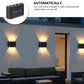 Outdoor LED Solar Garden Light Solar Wall Lamp Up And Down Luminous Waterproof Solar Powered Wall Washer Light Yard Street Decor