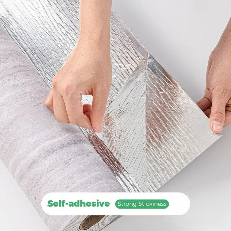 Imitate Travertine Wallpapers 3D Slate Textured Thickening Foam Self Adhesive Wall Stickers Suitable for Smooth and Flat Walls