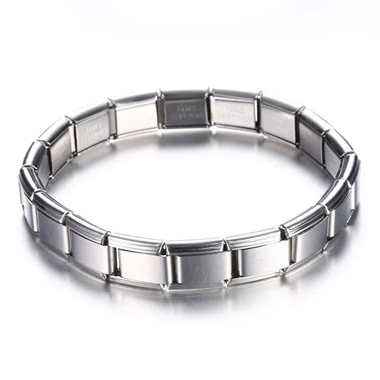 9mm Stainless Steel Bracelet Unisex | Silver Adjustable Chain for Women | Party & Daily Wear Trendy Jewelry Gift