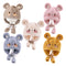 Comfy Plush Infant Hats with Ear Flaps Warm Winter Caps for Babies Designed Suitable Cold Weather Warmth Maximum Cozy and Style
