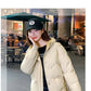 2023 Winter New Parkas Women Short Overcoat Thick Hooded bread Cotton Padded Jackets Coats Female Outwear loose cotton jacket