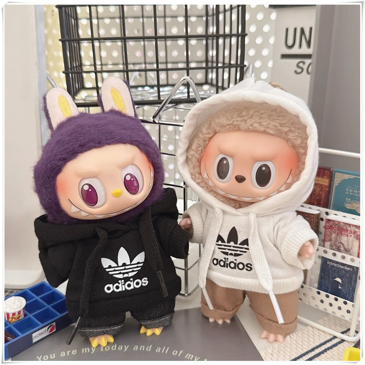 Doll Clothing Fashion Hoodie and Pants Set Korean