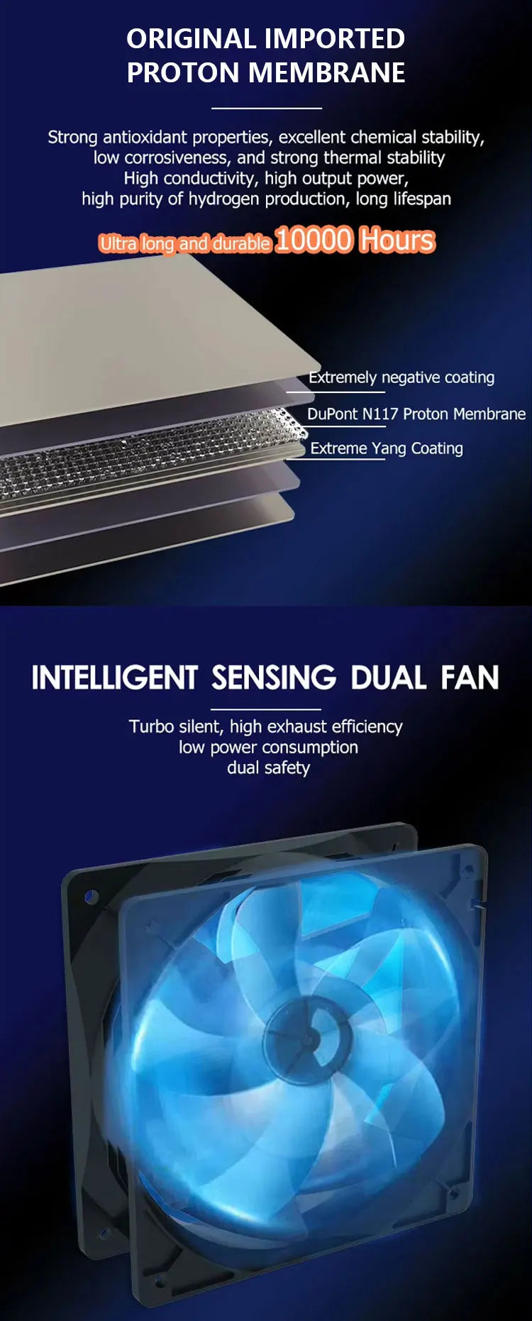 Hydrogen Inhalation Machine 225ml 300ml 450ml Hydrogen Gas Inhalation Device Multifunctional Hydrogen Absorption Generator