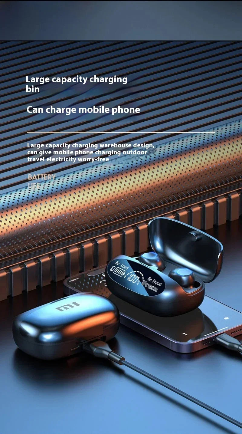 Xiaomi M22 Wireless Bluetooth Original TWS Earphones Noise Reduction Waterproof Stereo Display Sports Earphones with Microphone