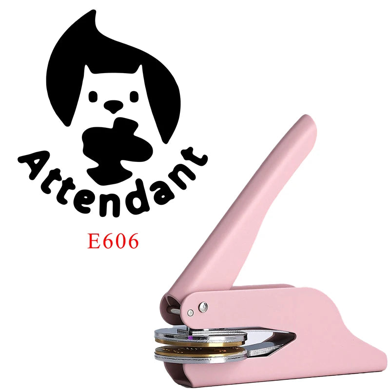 Custom Embosser Stamp LOGO DIY Personalized Book Embosser Seals for Letter Head Wedding Envelope Graduation Christmas Decoration