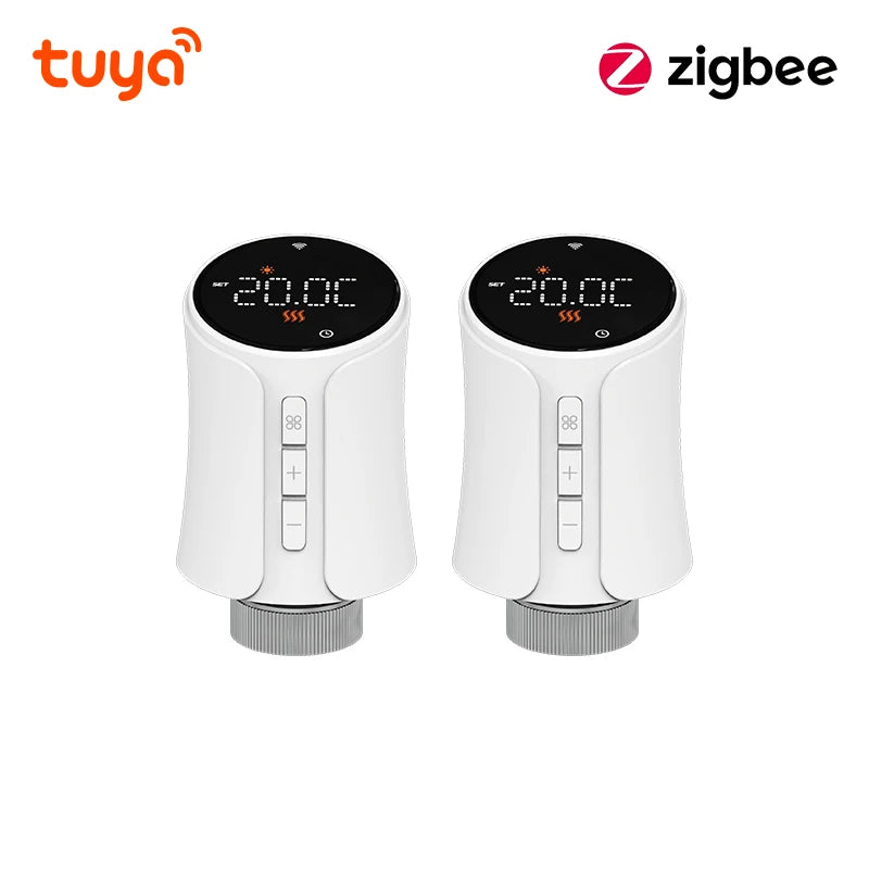 Tuya Thermostatic Radiator Valve Zigbee Thermostat Radiator Valve Tuya Zigbee Smart Home Wifi  Temperature Controller Alexa