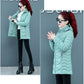 New Women Cotton Coat Autumn Winter Jacket Coat Middle-Aged Elderly Mothers Padded Hooded Keep Warm Down Cotton Overcoat Parkers