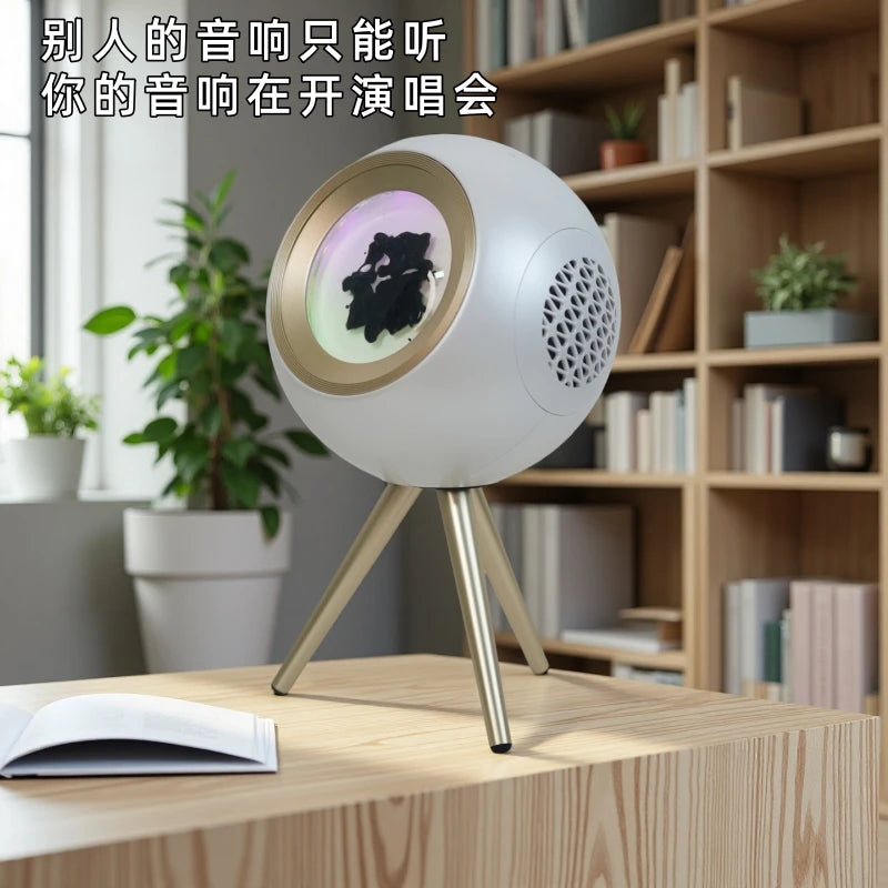 Venom Bluetooth Speaker,Magnetic Fluid Pickup Light,Decompression Creative Table,Men's And Women's Gift,High Soun