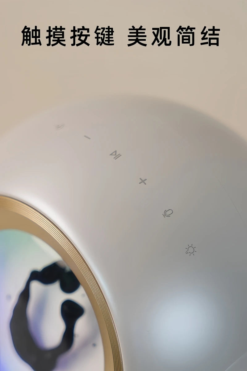 Venom Bluetooth Speaker,Magnetic Fluid Pickup Light,Decompression Creative Table,Men's And Women's Gift,High Soun