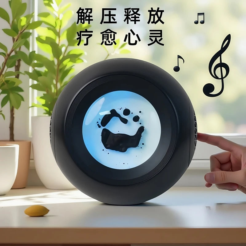 Venom Bluetooth Speaker,Magnetic Fluid Pickup Light,Decompression Creative Table,Men's And Women's Gift,High Soun