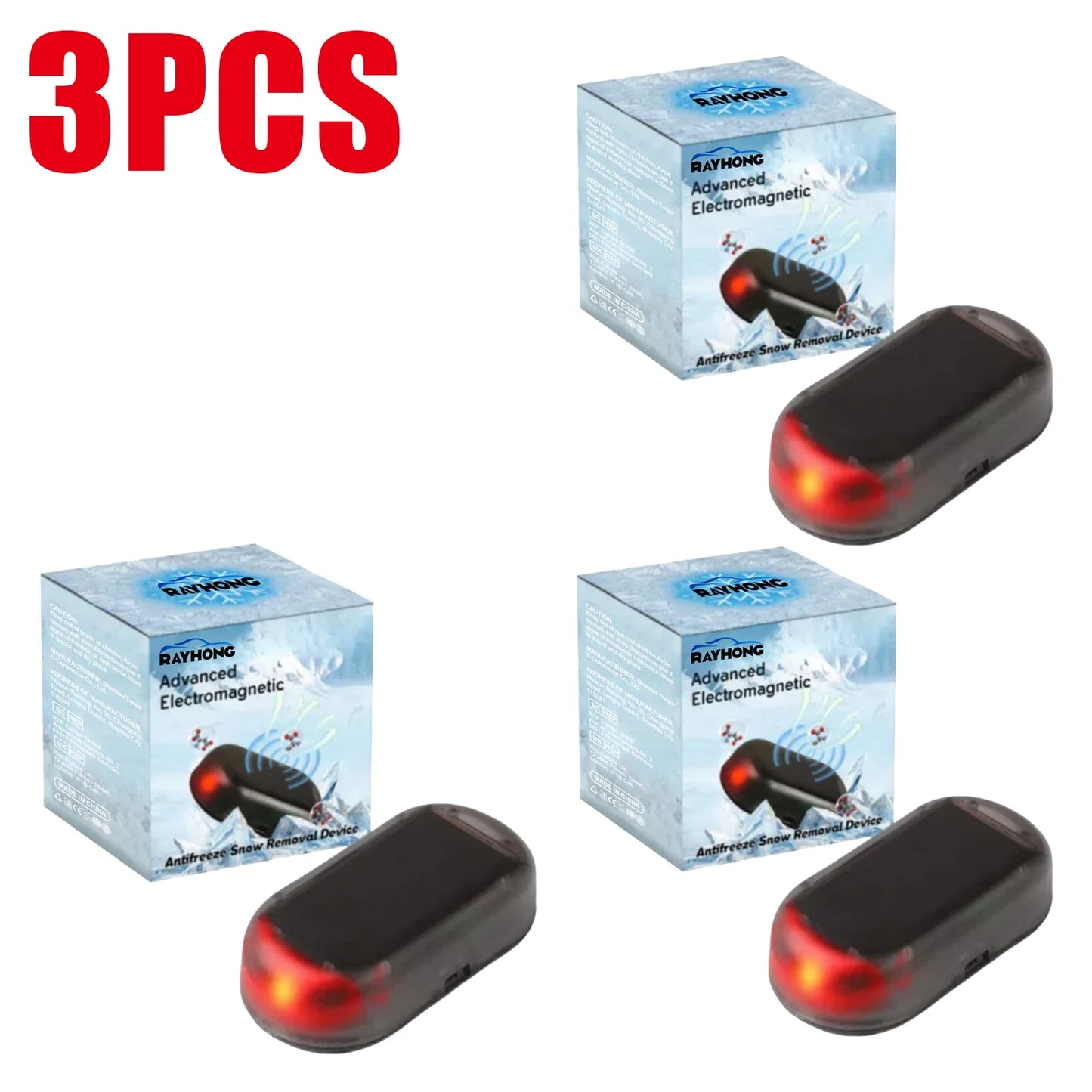 1-3PCS Anti-freezing Device Winter Anti Ice and Snow Cover Car Window Glass Jammer Windshield De-icer Anti-freeze and Anti-snow