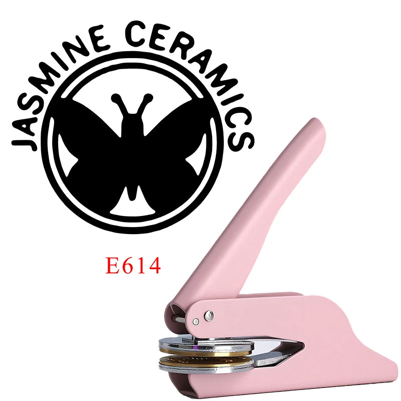 Custom Embosser Stamp LOGO DIY Personalized Book Embosser Seals for Letter Head Wedding Envelope Graduation Christmas Decoration