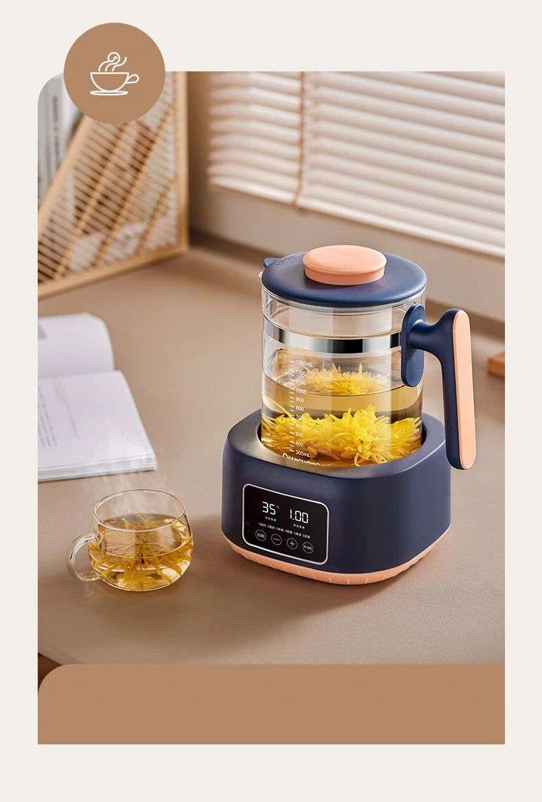 1300ml Infant Thermostatic Milk Regulator Baby Kettle 72 Hours Keep Warm Hot Water Smart Insulation Pot Milk Powder Warmer 220V