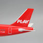 1:200 Scale Airplane Model Toys A321NEO Flyplay Iceland Play Air ABS Plastic Aircraft Plane Model Toy Assembly Souvenir Toys