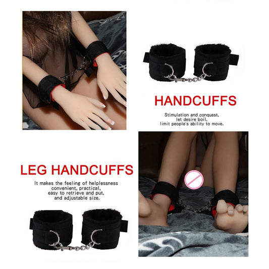 Vibrators sexy toys for women couples adult 18 Handcuffs erotic accessories bondage gear Mask anal plug penis ring dildo sex kit