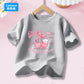 Girls' Fashion Cotton T-shirts with Cherry Fruit Pattern Short Sleeve Girls' Cute Summer Tee Shirts 3-14 Years YT01
