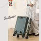 KO-KU New Front Opening Travel Suitcases 20/24/26/28 inch carrier Aluminum Frame Large Capacity Luggage USB Charging TSA Lock