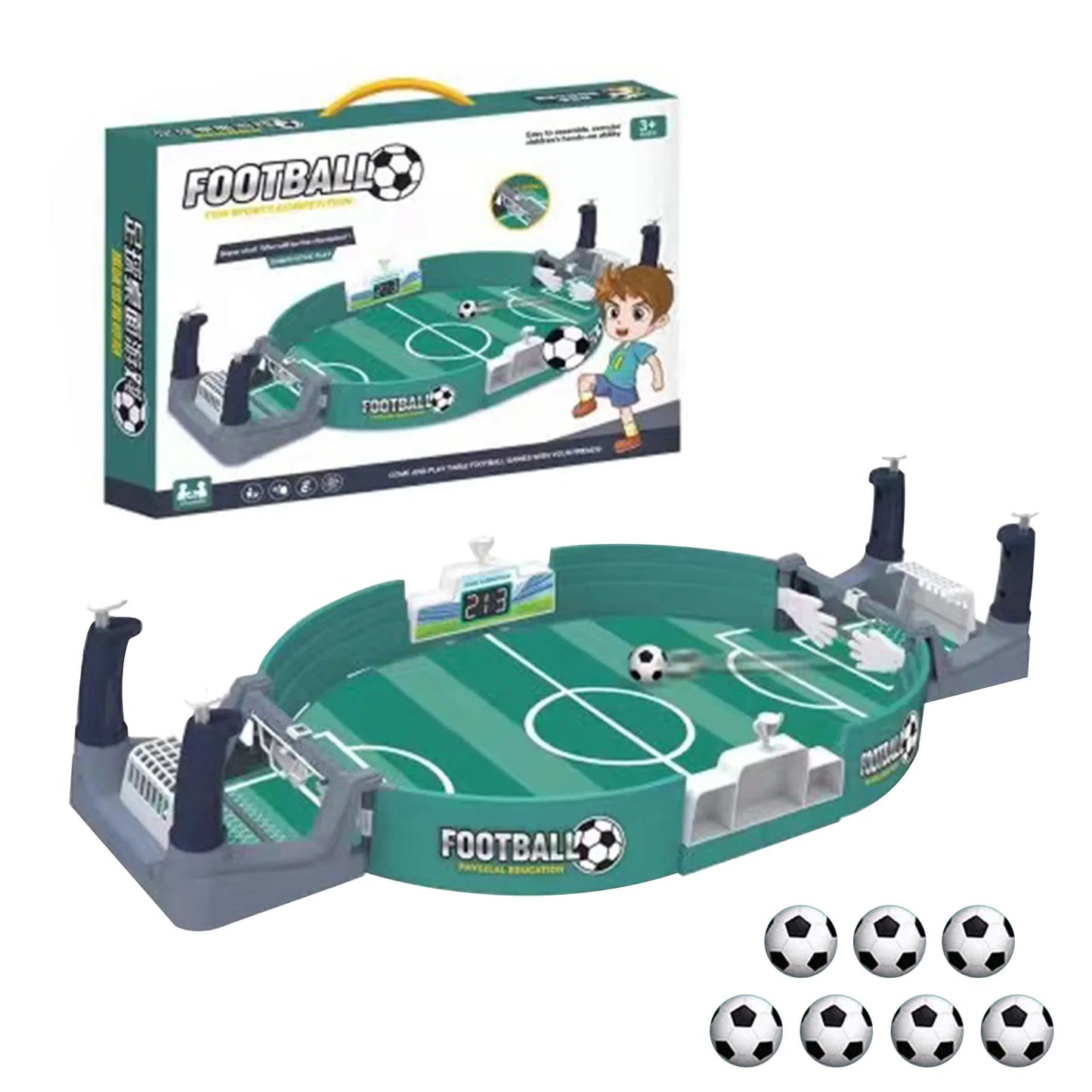 Soccer Table Football Board Game for Family Party Parent-child Interactive Leisure Tabletop Soccer Battle Game for Kids Adults