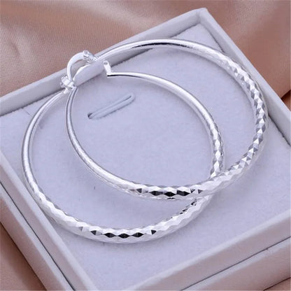 Charms 3CM circle hoop Earrings for Women fashion Pretty wedding party Jewelry Holiday gifts