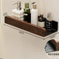 Walnut bathroom toilet shelf no punch toilet sink restroom wall storage towel racks
