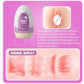 New Egg-Shaped Portable Male Masturbator Made of Soft Rubber with Realistic Vagina Texture Design Penis Massage Adult Sex Toy