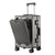KO-KU New Front Opening Travel Suitcases 20/24/26/28 inch carrier Aluminum Frame Large Capacity Luggage USB Charging TSA Lock