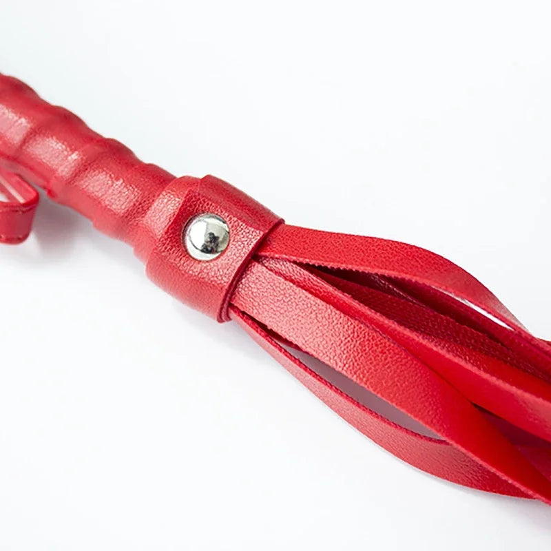 Faux Leather Pimp Whip Racing Riding Crop Party Flogger Queen Black Horse Riding Whip New