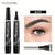 6 Colors 1pc Eyebrow Pen Waterproof 4 Split Tip Eyebrows Pen Eyebrow Tattoo Pen Waterproof Liquid Black Eyebrow Makeup Pencil