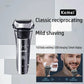 Original Kemei Wet Dry Waterproof LCD Display Electric Shaver Beard Electric Razor For Men Facial Shaving Machine Rechargeable