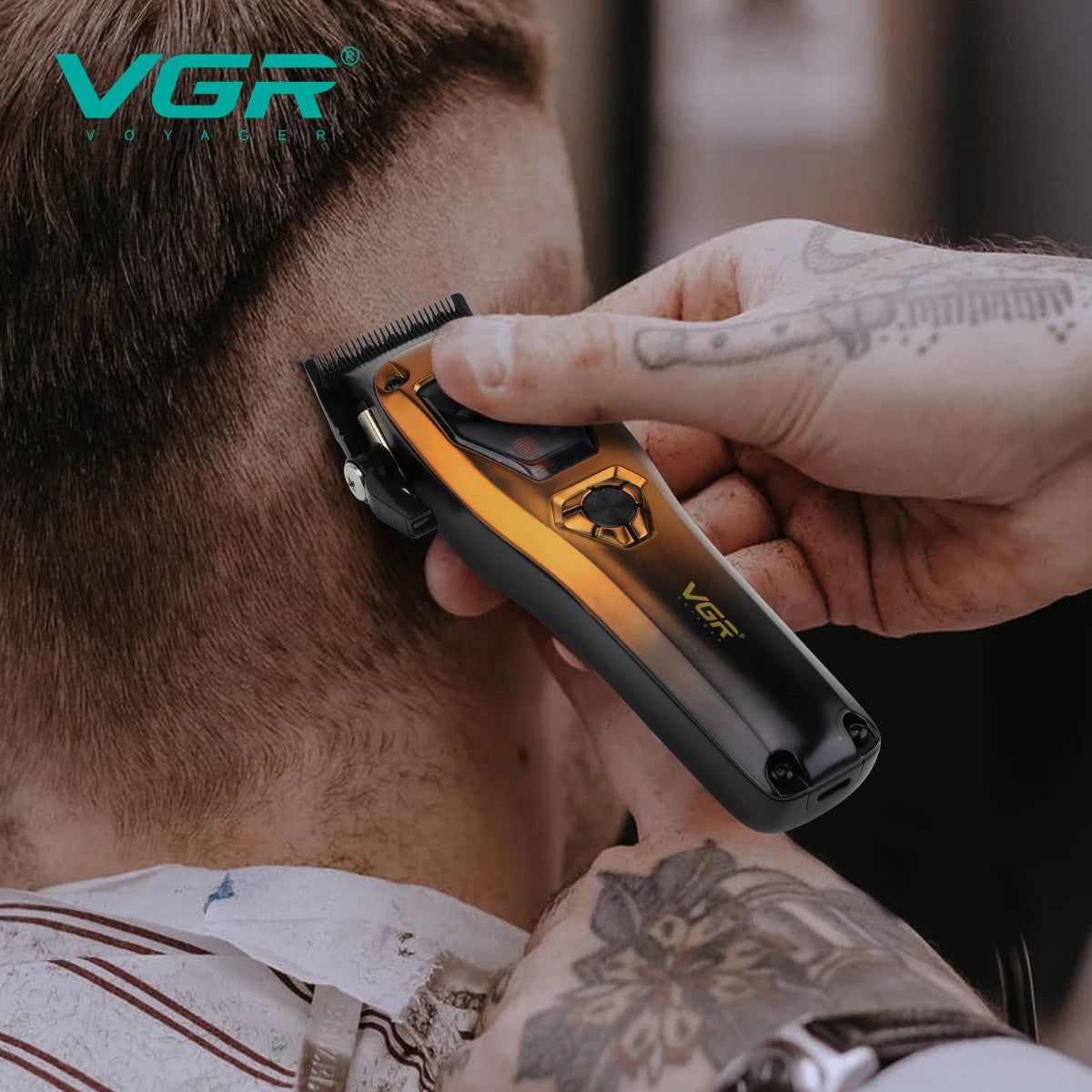 VGR Hair Clippers Vector Motor Professional Hair Cut Machine 11000RPM  Electric Clippers Adjustable Metal Trimmers for Men V-668