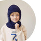 2Pcs Knitted Children Winter Hat Scarf Fleece Lining Ears Protection Kids Beanie Hats Neck Warmer Warm Child Boy Cap 4-10Y