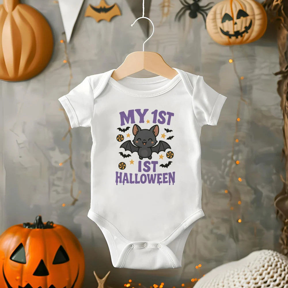 My 1st Halloween Baby Rompers Girls Boys Cute Bodysuit Toddler Halloween Costume Infant Clothes First Halloween Baby Gift