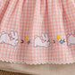 Sweet White Lace Baby Girl Dress, Summer New Cute Little Plaid Rabbit Children'S Clothing (9 Months -4 Years Old)