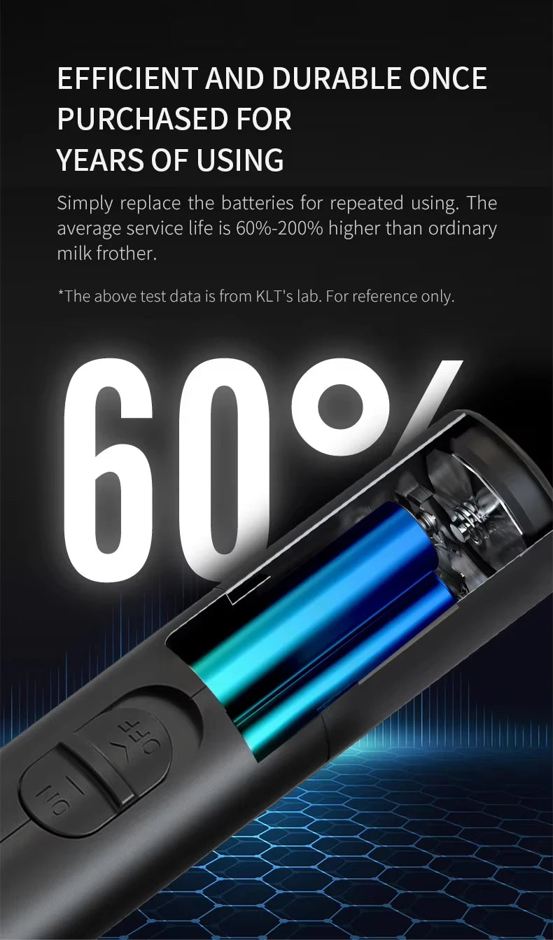 Kitchen Powerful Stirrer Milk Frother Handheld Foam Maker for Lattes Whisk Drink Mixer Coffee Electric Rechargable Egg Beater