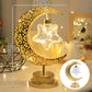 Muslim Lantern Ramadan Decorations 2026 EID Mubarak LED Festival Night Light Party Supplies Islamic Muslim Desktop Ornament