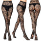 Sexy Mesh Stockings Print Patterns Flower Heart Skull Nylon Push Up  Slim Women Fishnet Tights Y2k Party Club Gothic Pantyhose
