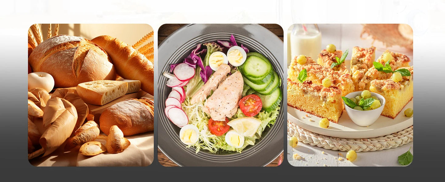 All-in-One 3-in-1 Stand Mixer with Full Metal Gears, 7L Bowl, Blender, Meat Grinder, Dough Hook, Whisk & Beater