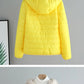 Lightweight Cotton-Padded Jacket For Women 2025 New Winter Cotton Coat Thin Loose Short Women Hooded Parkas Coat Women Outwear