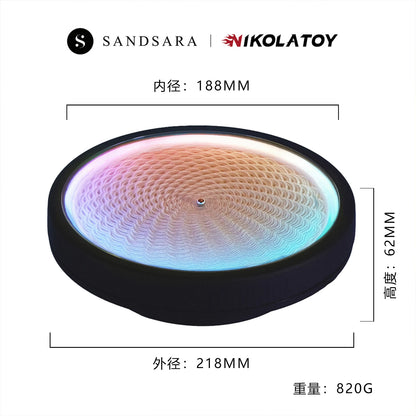 Automatic DIY sand painting robot ornament with customizable patterns, automatic sand art table