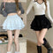 Mini Skirt Cute Sexy Balletcore Elastic High Waist Ball Gown Ruffle Patchwork Lolita Skirt Short Korean Sweet Y2K Women Clothing