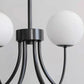 Modern luxury chandeliers E27 Bulb glass ball chandelier minimalism suspension design Living Room kitchen island pendant light