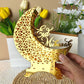 Ramadan Kareem LED candle Acrylic Mirror Moon Castle LED Night Light  Eid Mubarak Al-Fitr Tabletop Ornament DIY Party Gifts