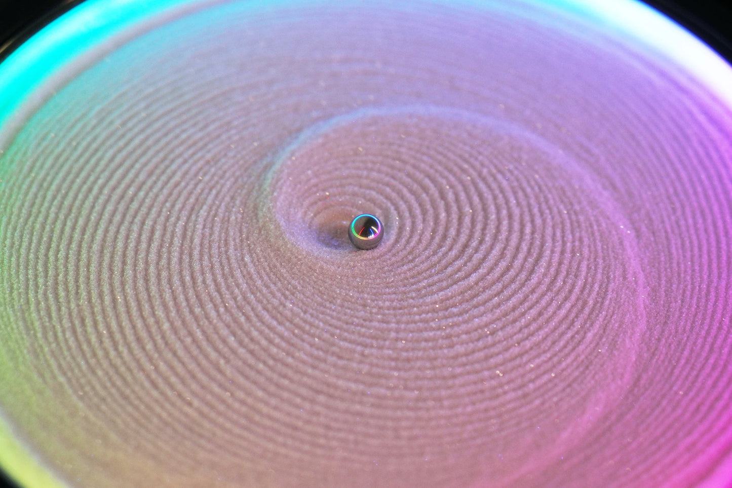 Automatic DIY sand painting robot ornament with customizable patterns, automatic sand art table