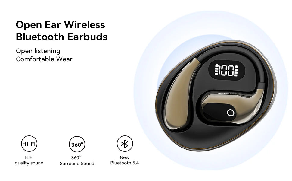Ai Translators Earphone 144 Languages  Wireless Bluetooth 5.4 Smart Voice Real time Translator Headphones For Travel Business