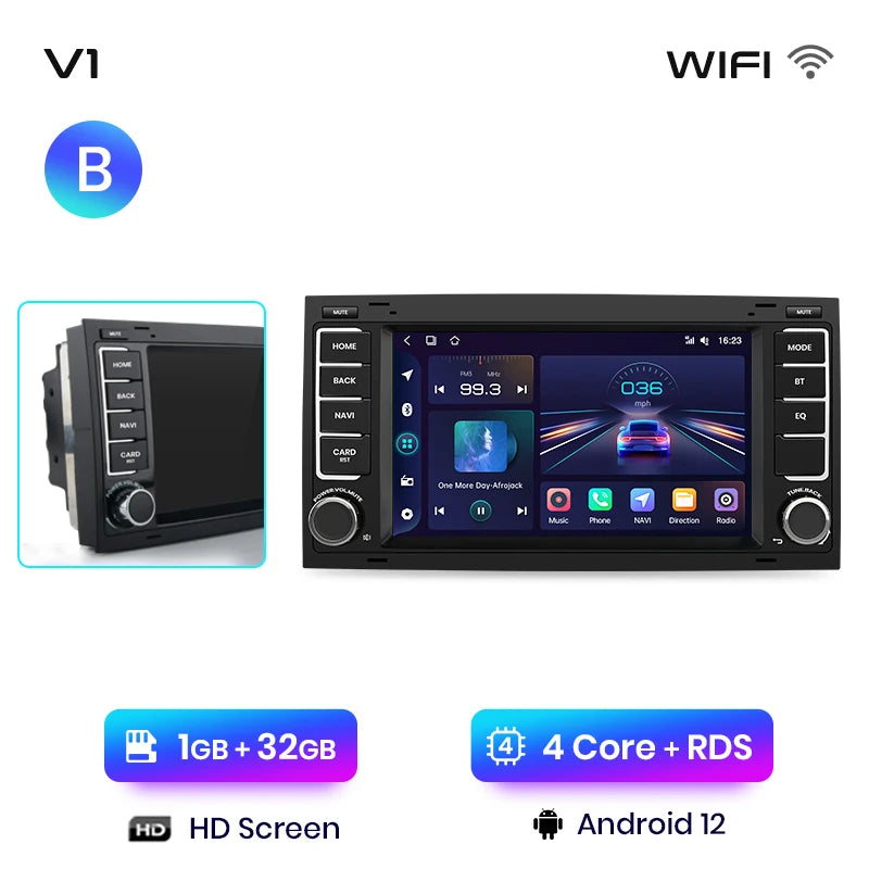 Junsun V1 Plus Car Radio For VW Volkswagen Touareg 2004 - 2011 Transporter wireless CarPlay Android Auto No 2 din 2din DVD