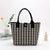 New Knitted Large Capacity Simple Stylish Handbag Customizable Personality Weave Bag Commuter Friendly Birdseye Pattern