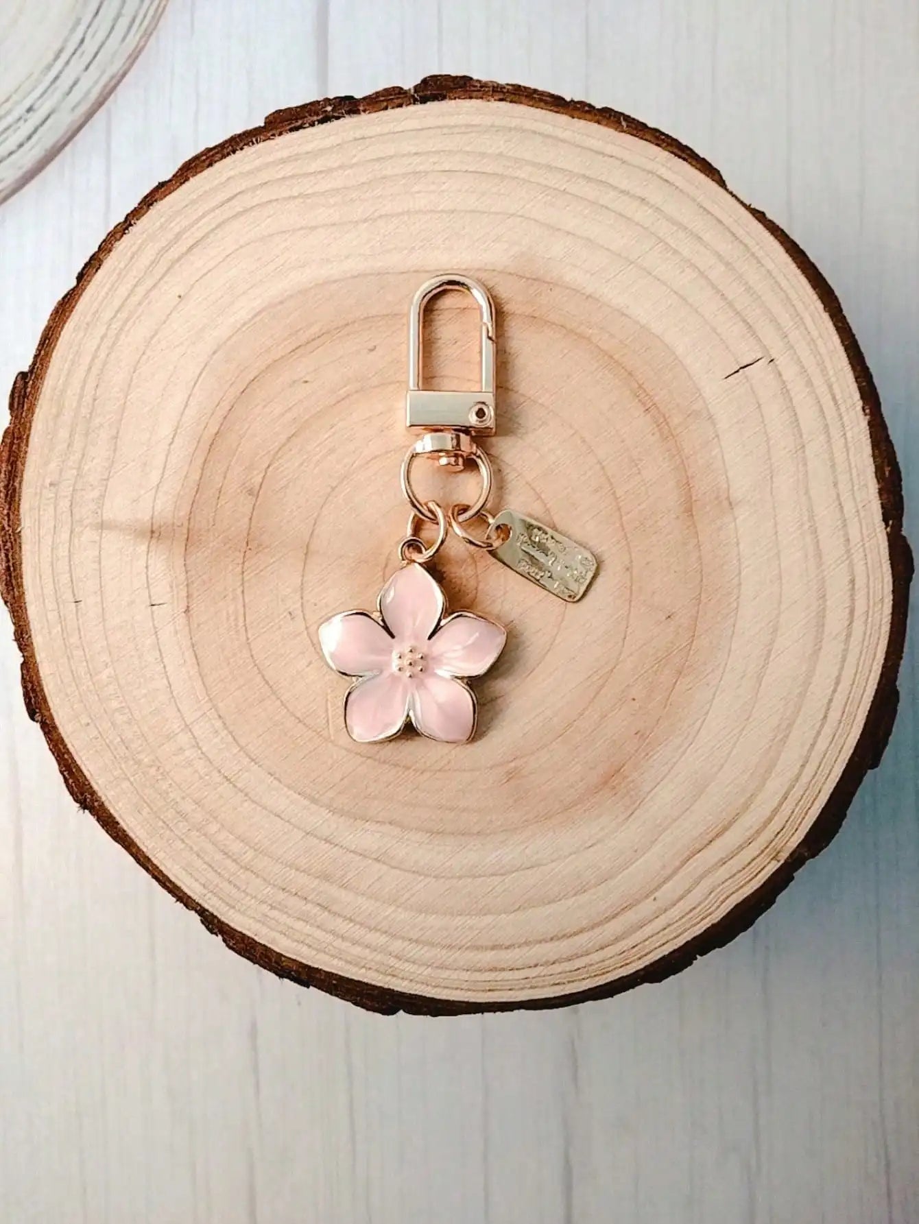 White Pear Blossom Keychain Cute Accessories Keychain Couple Matching  Keyrings Pendant Wholesale Items For Boutique